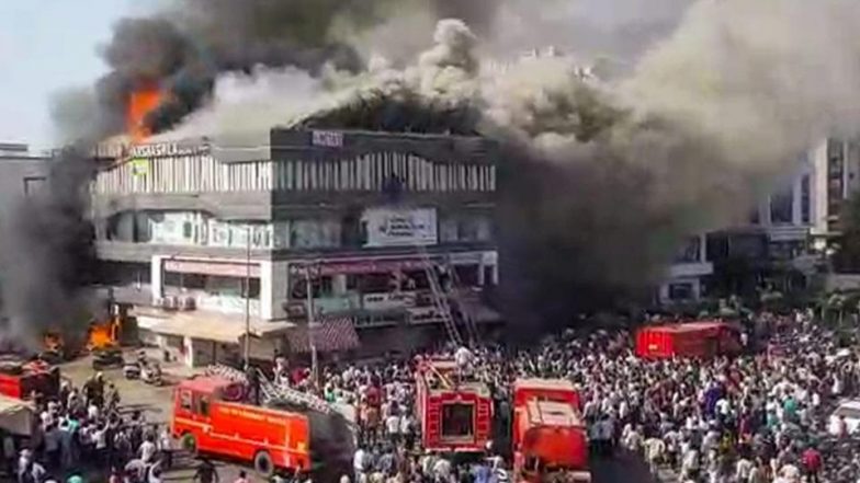 Surat Fire Tragedy: Police Files FIR Against Takshashila Complex Builders, Coaching Centre Owner After Blaze Kills 20