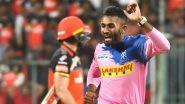 Shreyas Gopal Hat-Trick Video: Watch Rajasthan Royals Spinner Dismiss Virat Kohli, AB de Villiers and Marcus Stoinis in a Row
