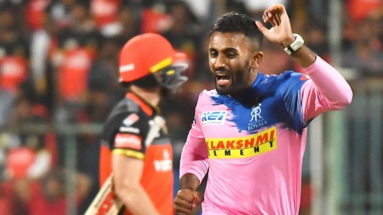 Shreyas Gopal Hat-Trick Video: Watch Rajasthan Royals Spinner Dismiss Virat Kohli, AB de Villiers and Marcus Stoinis in a Row
