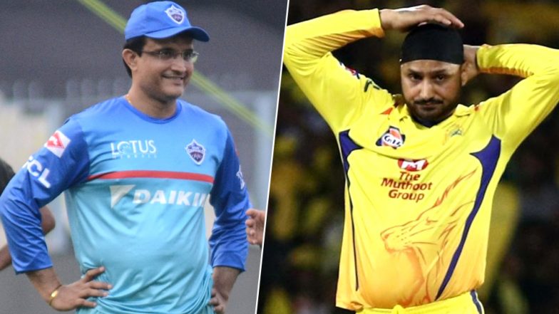 Ahead of CSK vs DC IPL 2019 Qualifier 2 Delhi Capitals Mentor Sourav Ganguly Was Seen Bonding With Chennai’s Spinner Harbhajan Singh (View Pic)