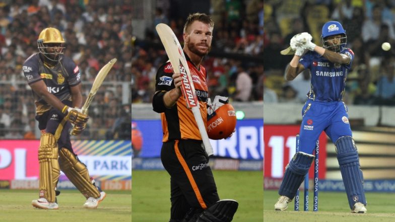 ICC Cricket World Cup 2019: David Warner, Jos Butler, Andre Russell, Hardik Pandya and 6 Other Power Hitters to Watch Out For in This Tournament