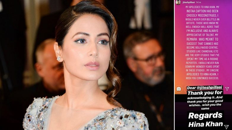 Hina Khan’s Cannes 2019 Look: Journalist Apologises for His Insensitive Remark, Here’s How the Actress Reacted