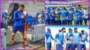 Virat Kohli and Co Begin Training Ahead of ICC Cricket World Cup 2019 Warm-up Match Against New Zealand