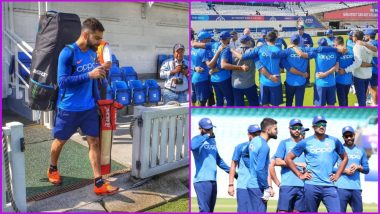 Virat Kohli and Co Begin Training Ahead of ICC Cricket World Cup 2019 Warm-up Match Against New Zealand