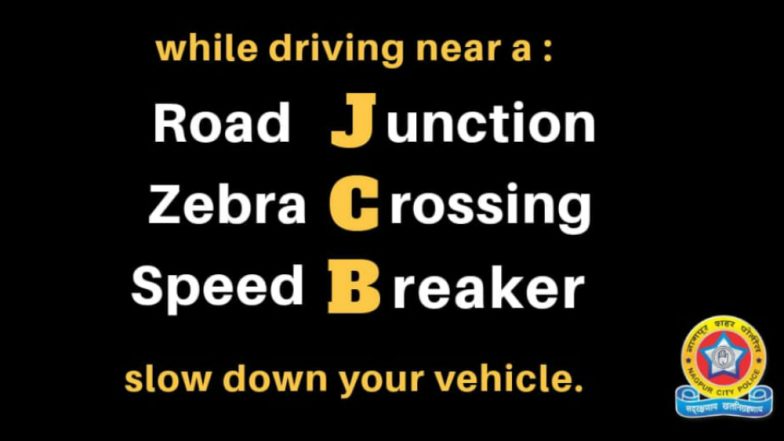 After JCB Ki Khudayi Funny Memes Go Viral on Twitter, Nagpur Police Gives a Unique Message to Drive Safe
