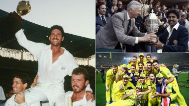 A Look At Cricket World Cup's Rich History: Winning Captains Over The Years