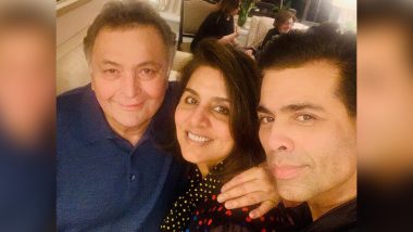 Karan Johar Visits Rishi Kapoor and Neetu Kapoor in New York, Posts a Lovely Note on His 'Favorite Couple of Indian Cinema' - See Pic