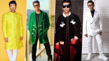 Karan Johar Birthday Special: His Colourful Wardrobe Should be a Bible for all the Men Out There