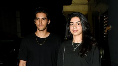 Khushi Kapoor Arrives with Model Ansh Duggal as Her Date for Student of the Year 2 Screening – Watch Video