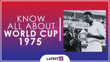Know All About 1975 Cricket World Cup: History, Participants and Winner of the Inaugural Edition of World Cup