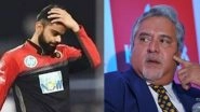 Vijay Mallya Takes a Sly Dig at Virat Kohli and AB de Villiers After RCB Finish Last on IPL 2019 Points Table