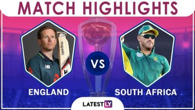 England vs South Africa Stat Highlights: ENG Beat SA by 104 Runs in ICC Cricket World Cup 2019 Opener