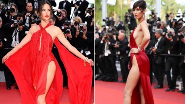 Alessandra Ambrosio’s Naked Dress at Cannes 2019 is Stunning, But It Reminds Us of Bella Hadid’s 2016 Outing (View Pics)