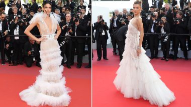 Bella Hadid’s Cannes 2019 Dior Gown Reminds Us of Kendall Jenner’s Nipple-Flashing Dress From 2018
