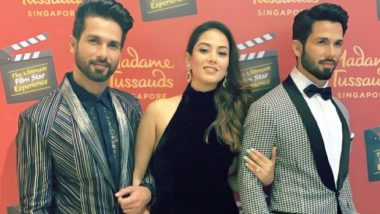 Mira Rajput Says 'Taking Mine Home' Posing With Shahid Kapoor and His Wax Figure - View Pic!