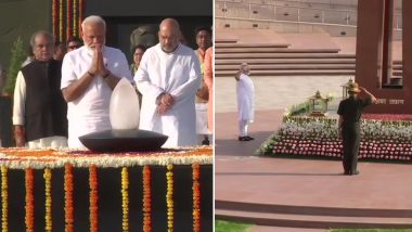 Narendra Modi Visits Rajghat, Sadaiv Atal Samadhi, National War Memorial Before Taking Oath Today