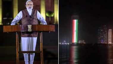 Abu Dhabi Lights Up Adnoc Group Tower With Indian And UAE Flags To Celebrate Modi’s Swearing-In