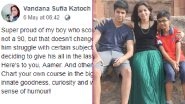 CBSE Results 2019: This Mom Is Setting Mommy Goals Ahead Of Mother's Day With Her Viral Post Appreciating Her Son For Achieving 60% Marks