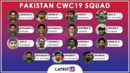 Team Pakistan at ICC Cricket World Cup 2019: Squad, Player Profiles of Pakistan National Cricket Team for CWC19