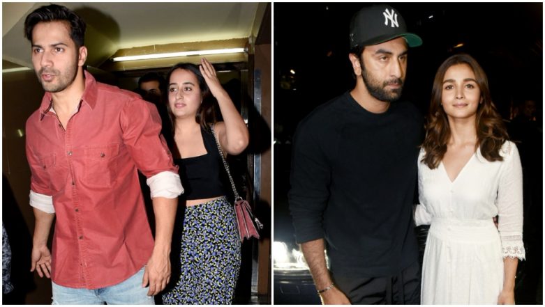 It's a Date Night for Ranbir Kapoor - Alia Bhatt and Varun Dhawan ...