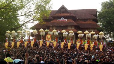 Thrissur Pooram 2019 Live Streaming: Watch Live Telecast of Kerala's Largest Temple Festival
