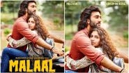 Malaal: Sharmin Segal and Meezaan&rsquo;s FIRST Look Poster Is All About PDA, Debutants Have Upped the Curiosity With Their Chemistry Already! See Pic