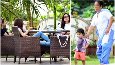 Taimur Ali Khan Joins Momma Kareena Kapoor Khan and Her BFFs Malaika-Amrita Arora for a Fun Day Out – See Pics