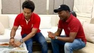 Sachin Tendulkar Wishes Brian Lara on His 50th Birthday, Shares a Picture of The Duo Gorging On Fish