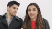 Sidharth Malhotra Wants to Work with Deepika Padukone and We&rsquo;re Totally Stanning This