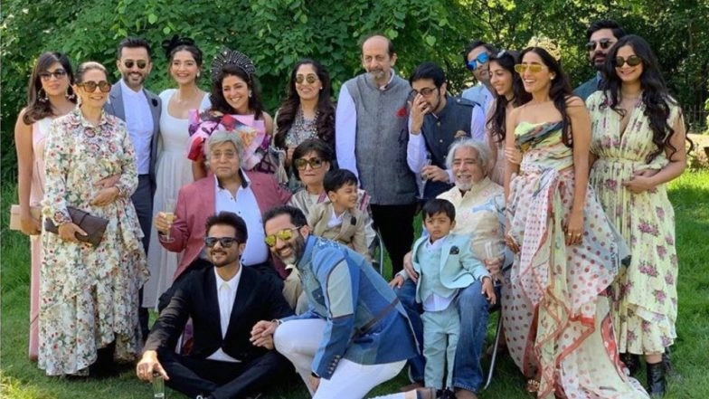 Sonam, Rhea, Anil Attend a Family Wedding and Poora London Thumakda – See Pic