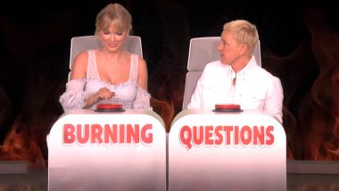 Taylor Swift Eats in Her Sleep 'Like a Racoon,' Songstress Talks About Sleep-Related Eating Disorder at the Ellen DeGeneres Show (Watch Video)