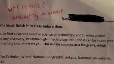 Mother Shocked to Find 'WTF is This' Written by Florida School Teacher on Son's Homework