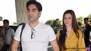 Arbaaz Khan Spotted With Girlfriend Giorgia Andriani at Mumbai Airport! Are the Two Jetting Off On Holiday? View Pics