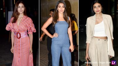 India’s Most Wanted: B-Town Hotties Alia Bhatt, Pooja Hegde, Athiya Shetty and Others Attend the Screening of Arjun Kapoor’s Film – View Pics