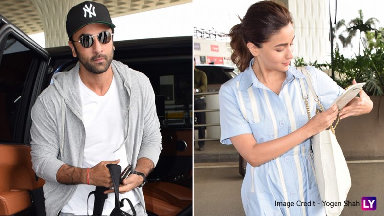 Ranbir Kapoor-Alia Bhatt Spotted Together at the Mumbai Airport! Are They Off to Varanasi for Brahmastra? View Pics