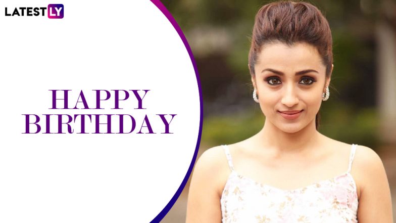Kollywood Actress Trisha Krishnan Turns 36, Twitterati Labels Her As the South Queen!