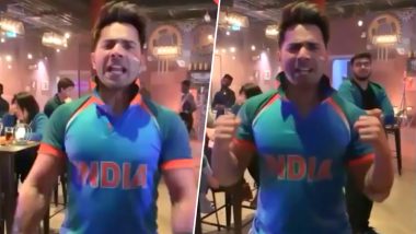ICC Cricket World Cup 2019: Varun Dhawan Cheers for Virat Kohli’s Team India – Watch Video
