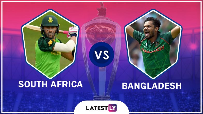 Bangladesh vs South Africa Highlights of ICC World Cup 2019 Match: BAN Beat SA by 21 Runs, Open Their Account on the CWC19 Points Table
