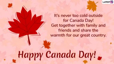 Canada Day 2019 Wishes: WhatsApp Stickers, Quotes, GIF Image Messages, Facebook Photos to Send Happy National Day of Canada Greetings