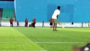 Thalapathy 63: Picture of Atlee and Yogi Babu Playing Cricket on the Sets Goes Viral (View Pic)