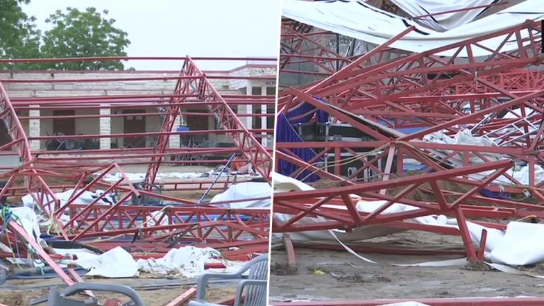 Barmer Pandaal Collapse: Rajasthan CM Ashok Gehlot Announces Compensation of Rs 5 Lakh to Kin of Deceased, Rs 2 Lakh to Injured