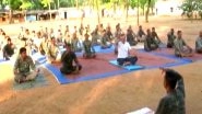 International Day of Yoga 2019: Indo Tibetan Boder Police Performs Yoga in Chhatisgarh&rsquo;s Rajnandgaon