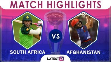 SA vs AFG Stat Highlights: Quinton de Kock Scores 68, Imran Tahir Picks 4 Wickets as South Africa Beats Afghanistan by 9 Wickets