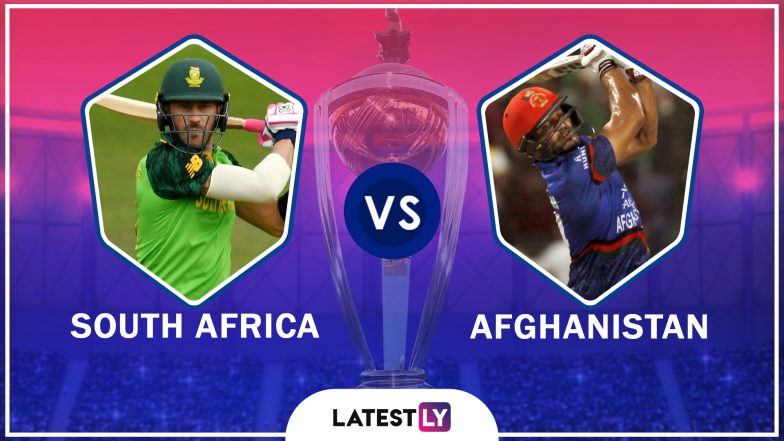 South Africa vs Afghanistan Live Cricket Score of ICC World Cup 2019 Match