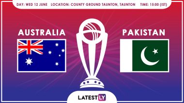 Australia vs Pakistan, ICC Cricket World Cup 2019 Match Preview: Amid Rain Scare in Taunton AUS Look to Bounce Back Against Rejuvenated PAK