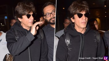 Shah Rukh Khan Impresses With His All Black Look at the Airport But It is His Cool Shades That We Can't Get Over - See Pics