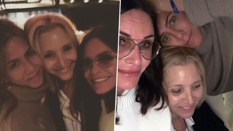 Friends Stars Jennifer Aniston, Lisa Kudrow and Courtney Cox Enjoy a Fun Girls Night With Some Crazy Selfies - See Pics!