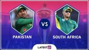 Pakistan vs South Africa Highlights of ICC World Cup 2019 Match: SA Out of Semis Contention, PAK Stay Alive