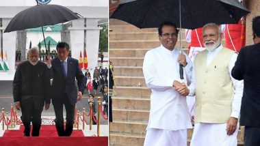 PM Modi holding his own umbrella ahead of monsoon session sparks naamdar vs  kaamdar debate