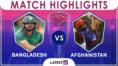 Bangladesh Vs Afghanistan Stat Highlights ICC CWC 2019: BAN Registers 62 Runs Win Over AFG